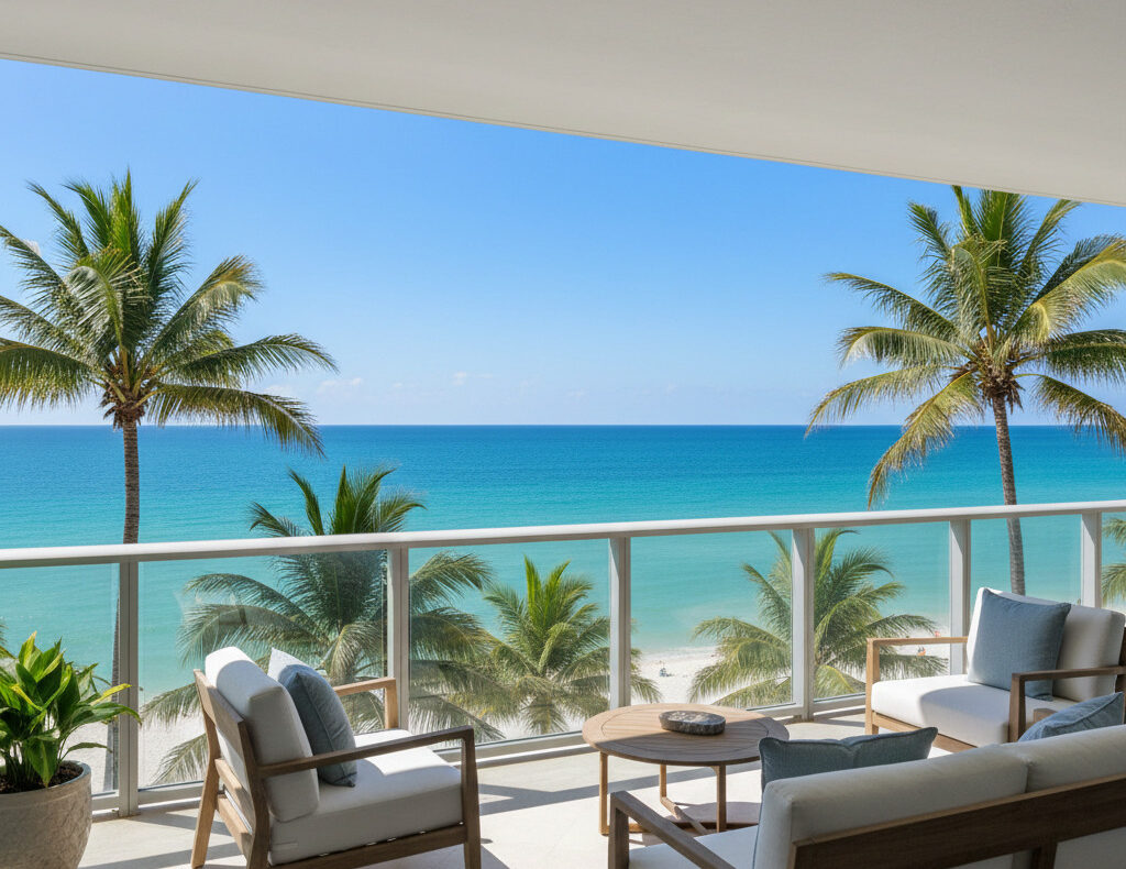 Beachfront vacation apartment for sale in South Beach Miami Florida