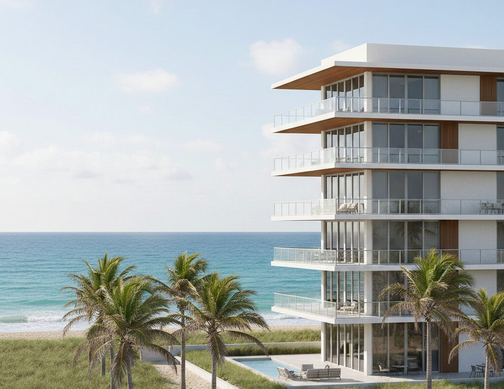 Beachfront vacation apartment for sale in South Beach Miami Florida